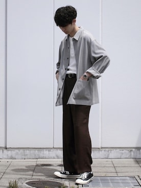 「Steven Alan（スティーブンアラン）のアイテム（その他アウター）」を使った、_ryo_さん（メンズ・180cm）の春コーディネート