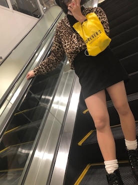 「ルーズソックス」｜ㄴㄴㅎさん（レディース・162cm・10代）の冬コーディネート