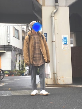 「N.HOOLYWOOD（N.ハリウッド）のアイテム（ソックス/靴下）」を使った、ゆさん（メンズ・172cm）の秋コーディネート
