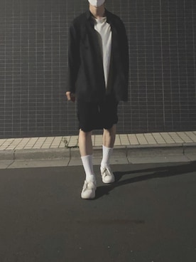 「WhoWhat（フーワット）のアイテム（トップス）」を使った、ゆさん（メンズ・172cm）の夏コーディネート