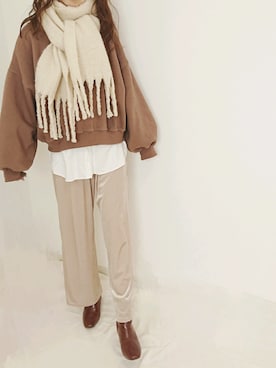 yu.さん(レディース・165cm)の冬コーディネート