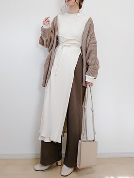 yu.さん（レディース・165cm）の冬コーディネート