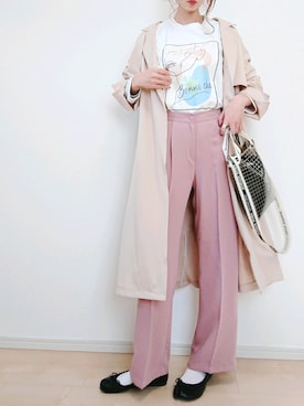 「Luz Llena (philter)（ラズレナ　フィルター）のアイテム」を使った、yu.さん（レディース・165cm）の春コーディネート