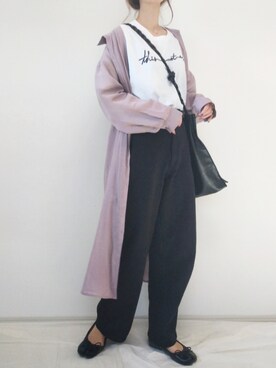 シースルーシャツワンピースを使った人気ファッションコーディネート Wear