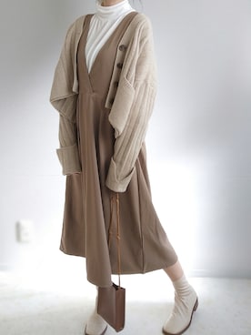 yu.さん(レディース・165cm)の冬コーディネート