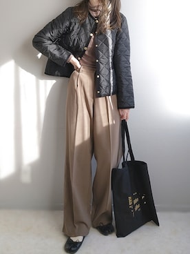 「DHOLIC（ディーホリック）のアイテム」を使った、yu.さん（レディース・165cm）の冬コーディネート