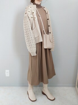 yu.さん（レディース・165cm）の冬コーディネート