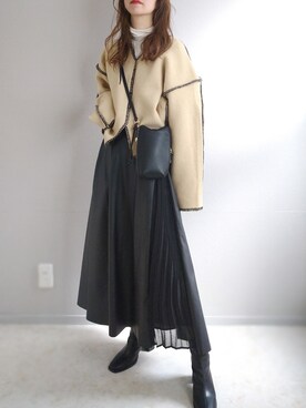 yu.さん(レディース・165cm)の冬コーディネート