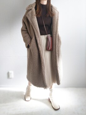 yu.さん（レディース・165cm）の冬コーディネート