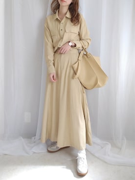 「Orobianco（オロビアンコ）のアイテム（腕時計）」を使った、yu.さん（レディース・165cm）の冬コーディネート