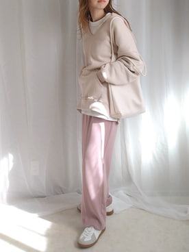 「LAC-VERT（ラック・ヴェール）の【LAC VERT/ラック・ヴェール】PUレザートートバッグ（トートバッグ）」を使った、yu.さん（レディース・165cm）の冬コーディネート