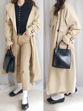 yu.さん（レディース・165cm）の春コーディネート