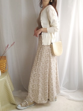 yu.さん（レディース・165cm）の春コーディネート