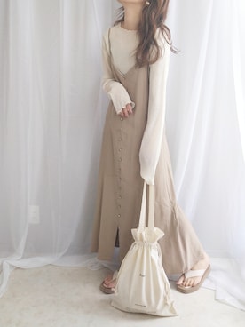 「アイテム（その他）」を使った、yu.さん（レディース・165cm）の春コーディネート