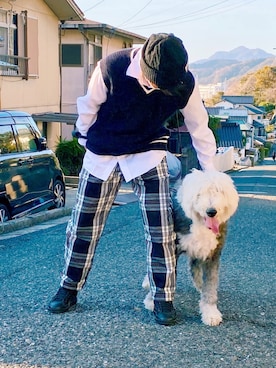 「RUCOLINE（ルコライン）のアイテム」を使った、rukuyさん（レディース・160cm）の冬コーディネート