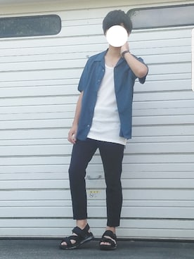 たかしさん（メンズ・171cm）の夏コーディネート