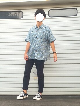 「黒パンツ」｜たかしさん（メンズ・171cm）の秋コーディネート