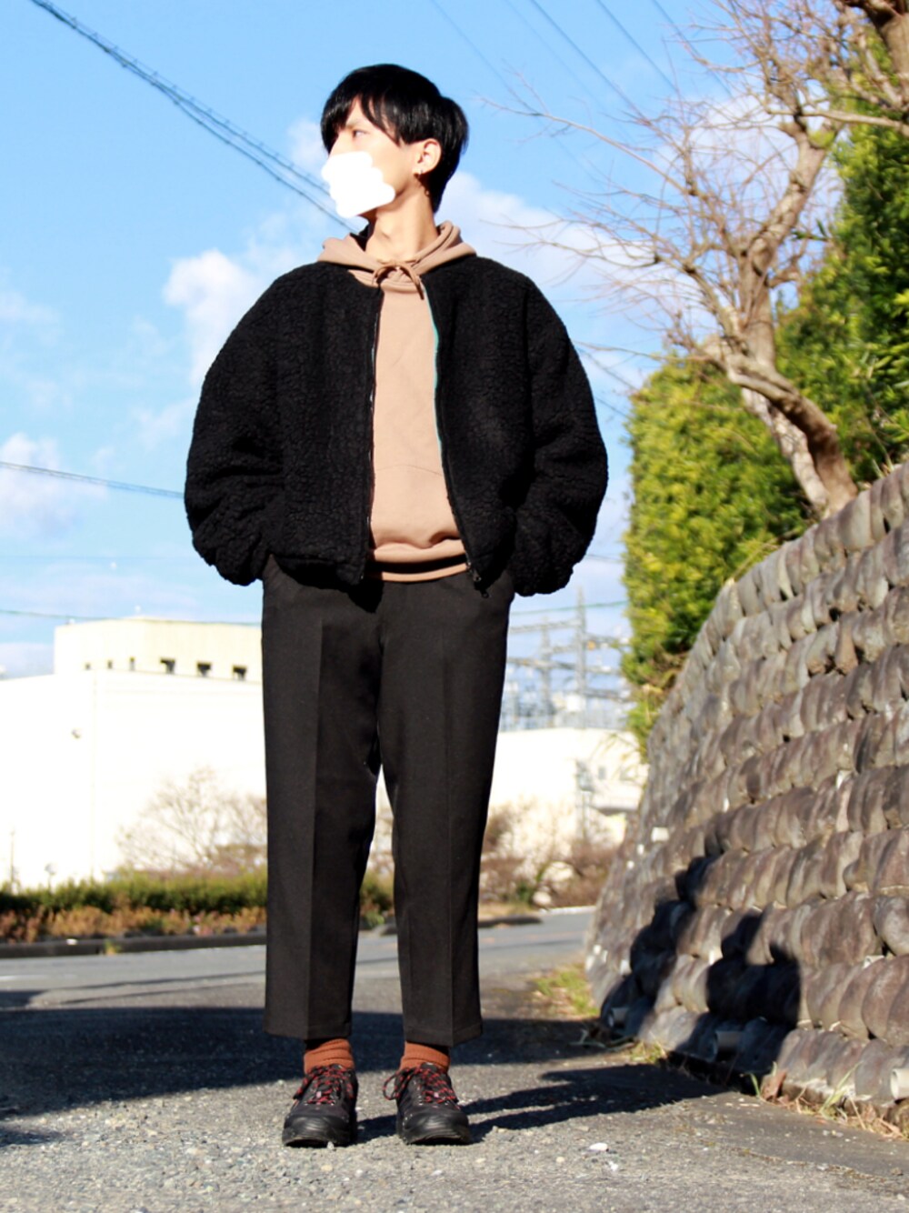 ジャケット・アウター wonderland 18aw reversible boa blouson 72813708b_35_d_500.jpg