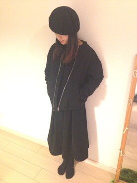 「SENSE OF PLACE by URBAN RESEARCH（センスオブプレイスバイアーバンリサーチ）のアイテム（その他アウター）」を使った、YURAさん（キッズ・154cm）の春コーディネート