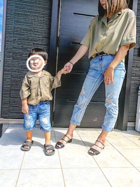 「こども ビームス（コドモビームス）のアイテム」を使った、rinaaaさん（レディース・158cm）の秋コーディネート