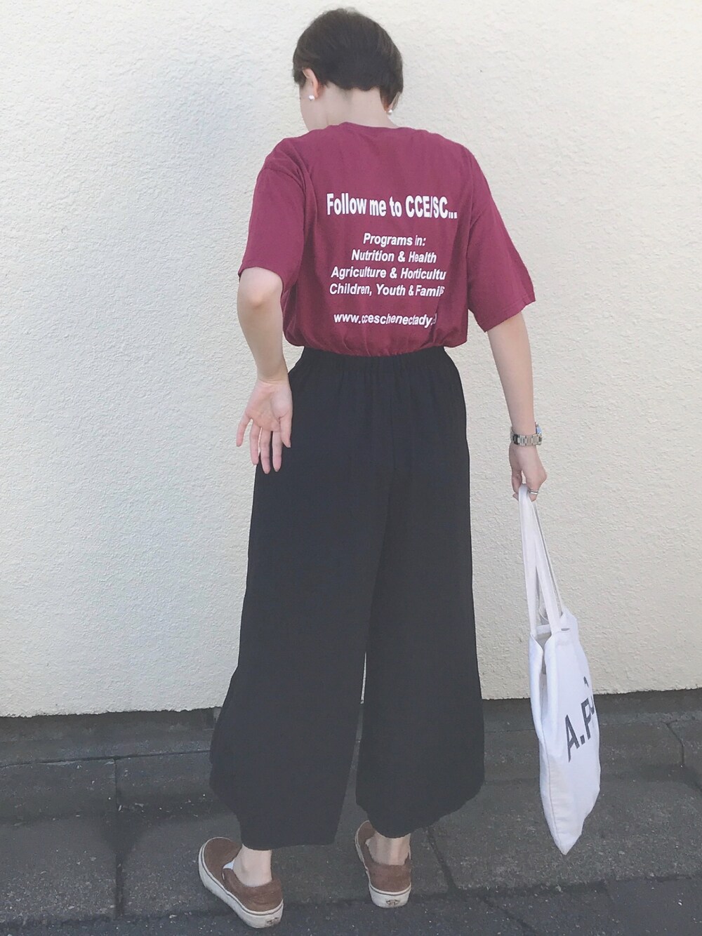 「オトナカジュアル、used、秋のコーデ、カジュアル、ブラウン、古着」｜「UNIQLOのアイテム（パンツ、ブラック系）」を使った、my__na...さん（レディース・163cm）の秋コーディネートの1枚目の写真