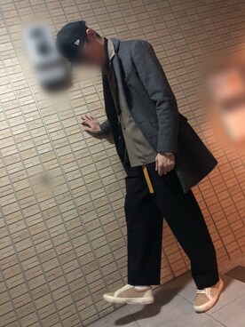 「ACUNEO（アクネオ）のアイテム」を使った、k-sanさん（メンズ・177cm）の秋コーディネート