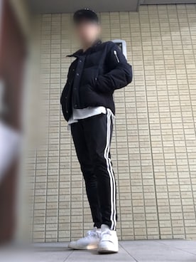 「スボーツミックス」｜「アイテム（ダウンジャケット/コート）」を使った、k-sanさん（メンズ・177cm）の冬コーディネート