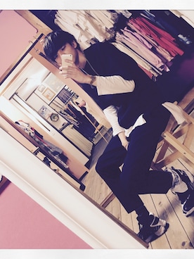 ゆうだりさん（メンズ・182cm）の春コーディネート