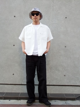 「クラークス」｜RealjamSTAFFさん（メンズ・170cm）の春コーディネート