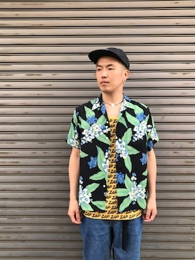 「アイテム（タンクトップ）」を使った、RealjamSTAFFさん（メンズ・170cm）の春コーディネート