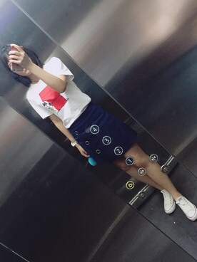 「ONLY（オンリー）のアイテム（スカート）」を使った、Mayday吱吱さん（レディース・165cm）の冬コーディネート