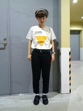 「TIMEX（タイメックス）のアイテム」を使った、Siさん（レディース・155cm）の秋コーディネート