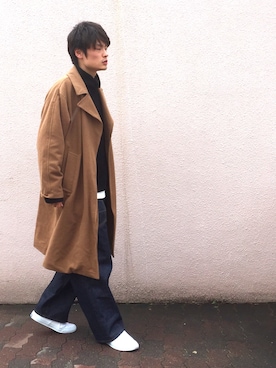 「JOURNAL STANDARD relume（ジャーナルスタンダード　レリューム）のアイテム（その他アウター）」を使った、Rnさん（メンズ・180cm）の冬コーディネート