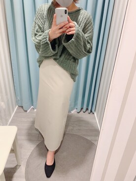 「antic rag（アンティックラグ）のアイテム」を使った、HIKOさん（レディース・154cm）の秋コーディネート