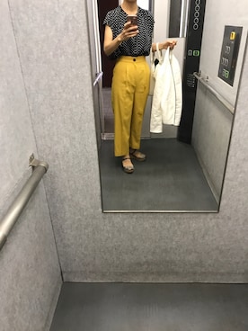 「DES PRES（デ・プレ）のアイテム（ノーカラージャケット）」を使った、マナレアさん（レディース・159cm）の夏コーディネート