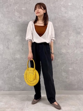 山田　オデット エ オディール スタッフさん（レディース・158cm）の夏コーディネート