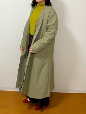 「OSMOSIS（オズモーシス）のアイテム（ジャケット/アウター）」を使った、R N Kさん（レディース・153cm）の冬コーディネート