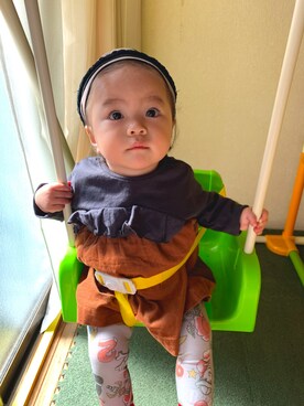 「Coutureのアイテム」を使った、myさん（キッズ・80cm）の秋コーディネート