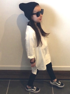 「Daniel Wellington（ダニエルウェリントン）のアイテム」を使った、noaさん（キッズ・110cm）の冬コーディネート