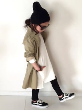 「Daniel Wellington（ダニエルウェリントン）のアイテム」を使った、noaさん（キッズ・110cm）の春コーディネート