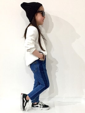 「Daniel Wellington（ダニエルウェリントン）のアイテム」を使った、noaさん（キッズ・110cm）の春コーディネート