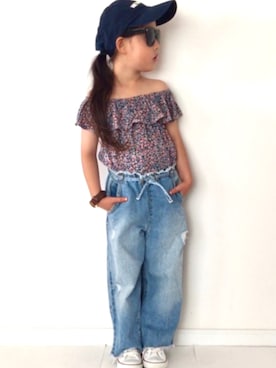 「Daniel Wellington（ダニエルウェリントン）のアイテム」を使った、noaさん（キッズ・110cm）の春コーディネート