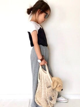 「Daniel Wellington（ダニエルウェリントン）のアイテム」を使った、noaさん（キッズ・110cm）の夏コーディネート