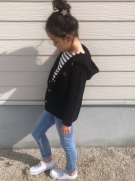 noaさん（キッズ・120cm）の冬コーディネート