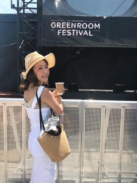 「ZARA（ザラ）のアイテム（サロペット/オーバーオール）」を使った、Miho Matubaraさん（レディース・157cm）の夏コーディネート