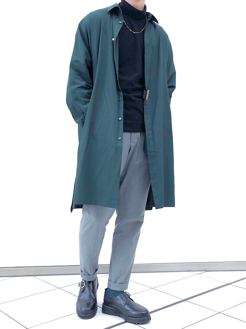 CULLNI20ss タイロッケンシャツコート 22SS CULLNI タイロッケン