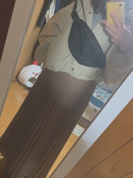 kahoさんの「プリーツロングスカート」を使ったコーディネート