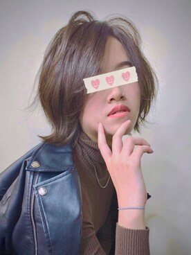 「NET（ネット）のアイテム（ジャケット/アウター、ブラック系）」を使った、kiki彤さん（レディース・170cm）の冬コーディネート