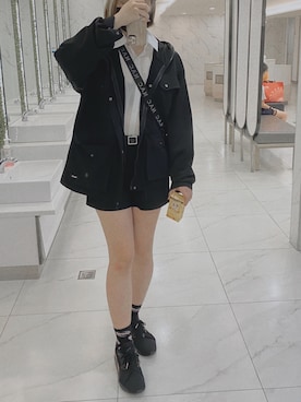 「Life8（ライフエイト）のアイテム」を使った、kiki彤さん（レディース・170cm）の春コーディネート