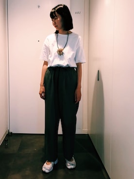 「KNOTT（ノット）のアイテム」を使った、fusakoさん（レディース・163cm）の夏コーディネート